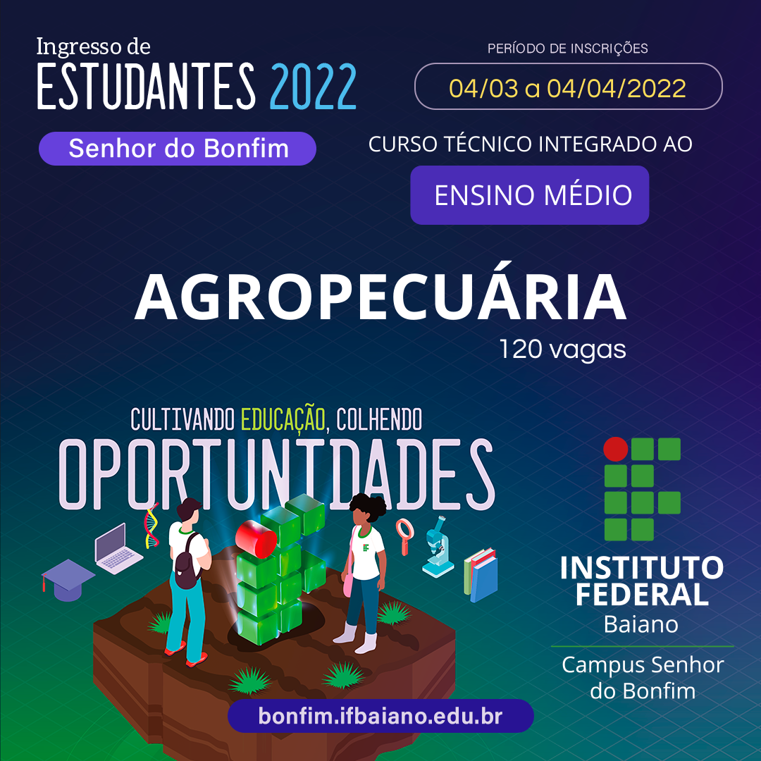 Ensino profissionalizante: IFBA Prosel 2023