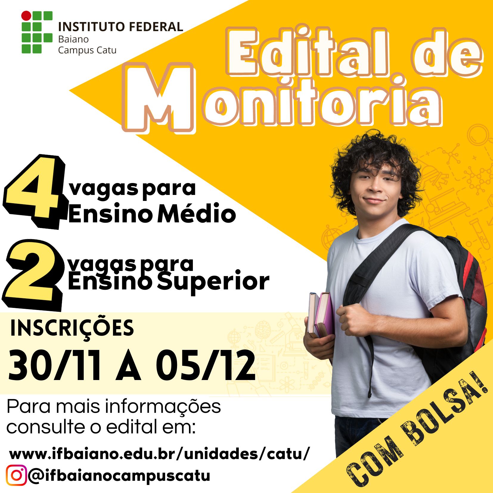 Chamada Pública para Concessão de Auxílio Financeiro Emergencial — IFBA -  Instituto Federal de Educação, Ciência e Tecnologia da Bahia Instituto  Federal da Bahia