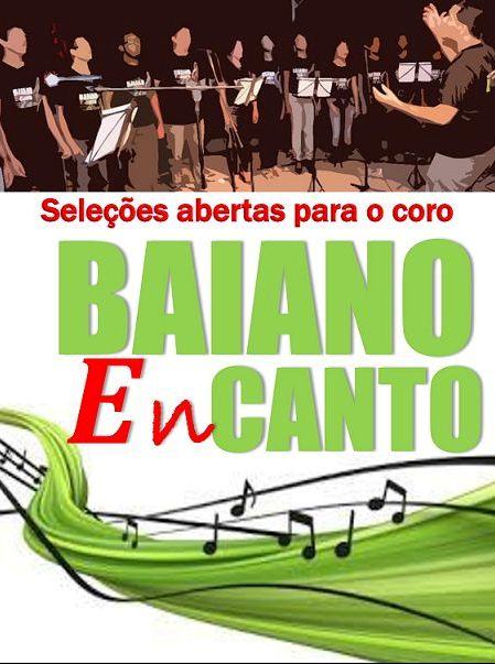 Cartaz Baiano Encanto Inscrições