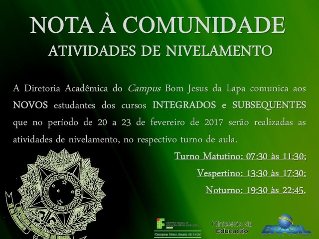 Informe-nivelamento