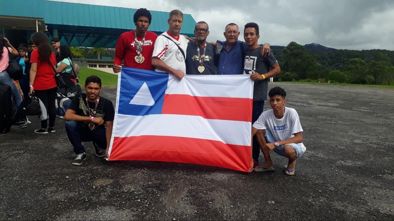 Premiação em competição de Taekwondo