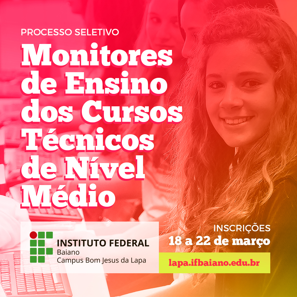 monitores nível médio
