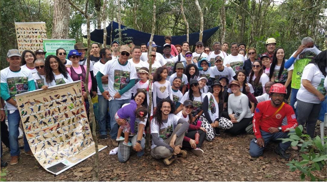 Figura 10: Presença do Projeto Passarinhar no VII Seminário "Caatinga Viva! Conhecer para Preservar". Evento que aconteceu na Reserva Ambiental Barra do Vento.