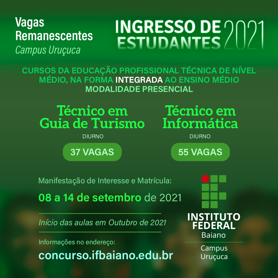 IFTM abre inscrições para quase 50 vagas ociosas de cursos de