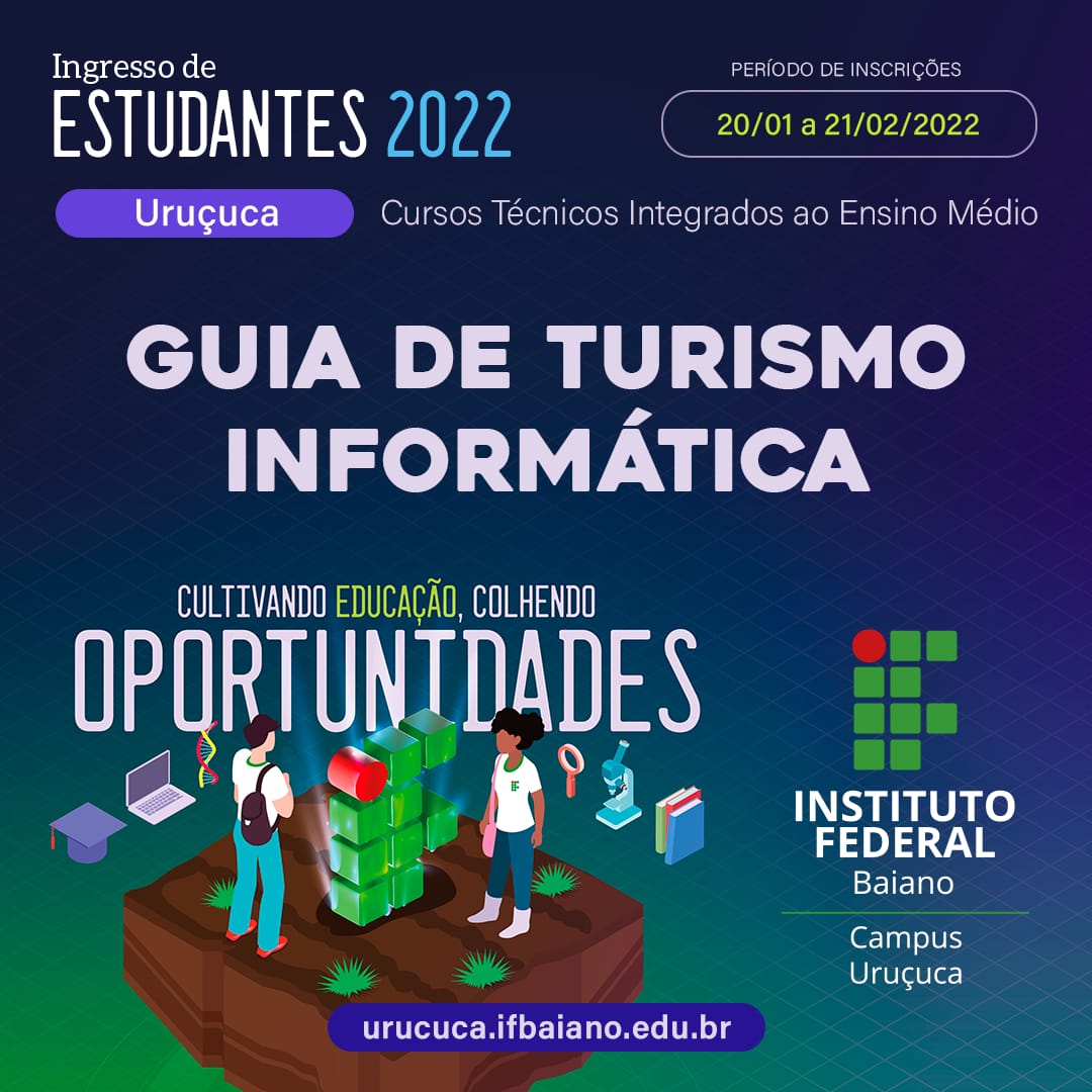 Ifba prorrogou inscrições para quase 6 mil vagas de cursos técnicos em 22  cidades