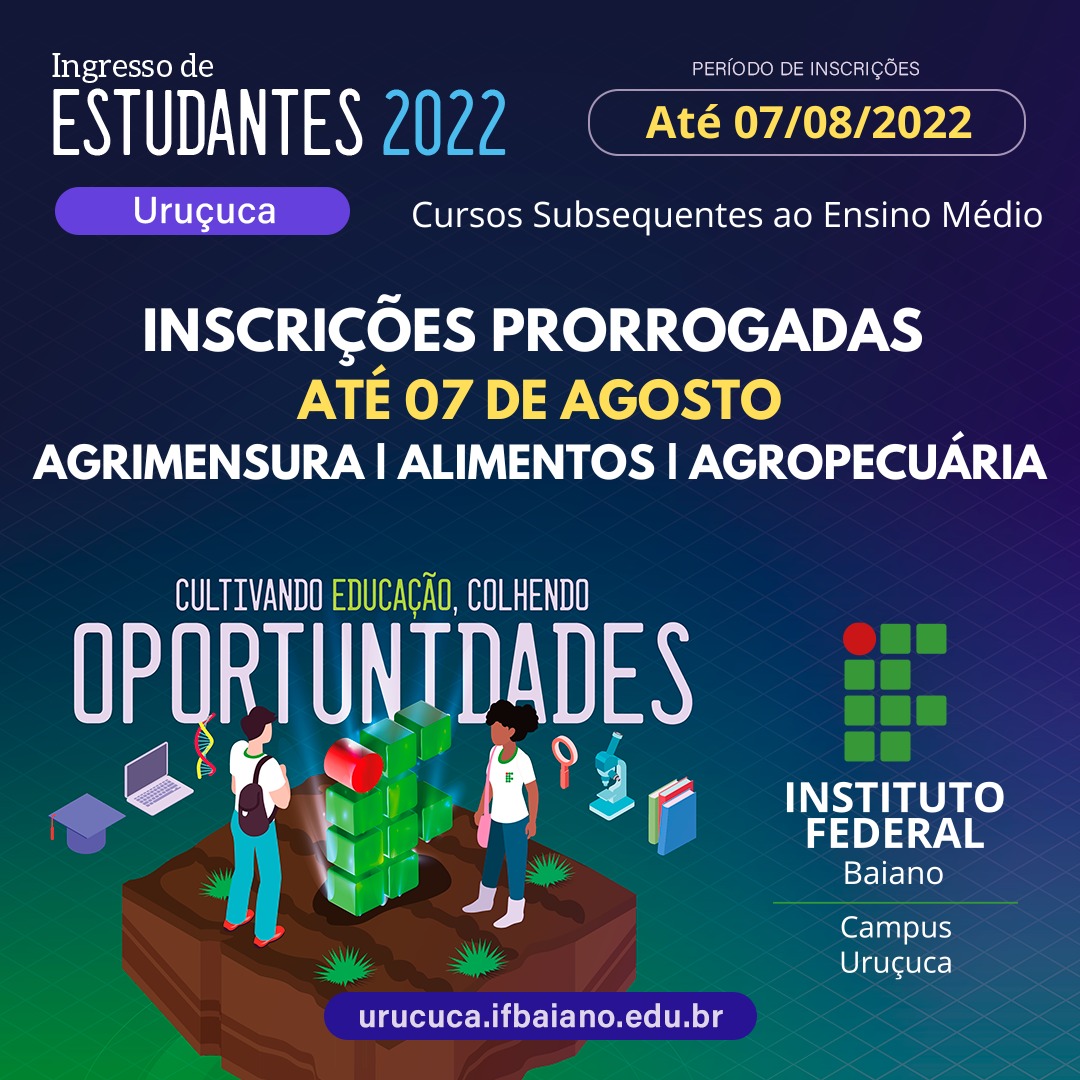 Publicado Edital 01/2022 - Aquisição de alimentos da agricultura familiar —  IFBA - Instituto Federal de Educação, Ciência e Tecnologia da Bahia  Instituto Federal da Bahia