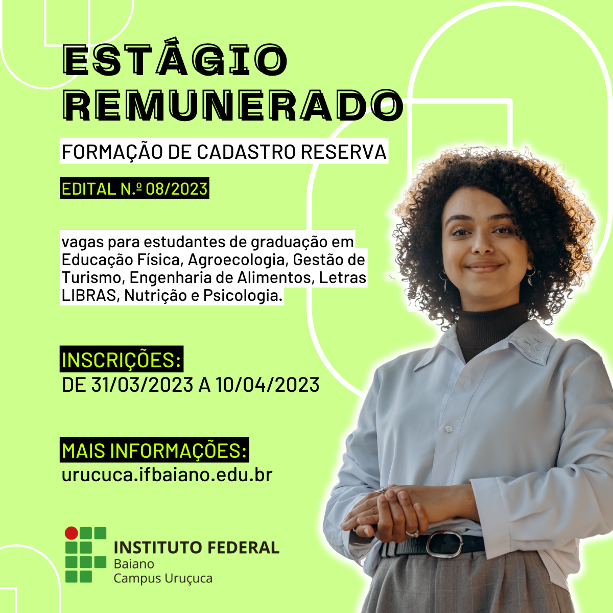 IFTM abre inscrições para quase 50 vagas ociosas de cursos de pós