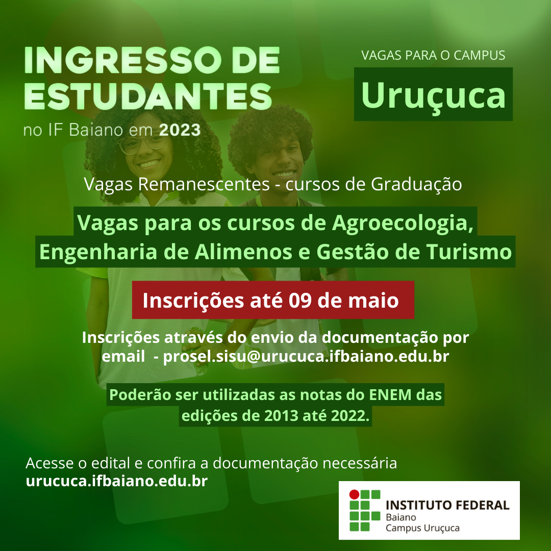 Chamada Pública 2021 - Compra da Agricultura Familiar — IFBA - Instituto  Federal de Educação, Ciência e Tecnologia da Bahia Instituto Federal da  Bahia